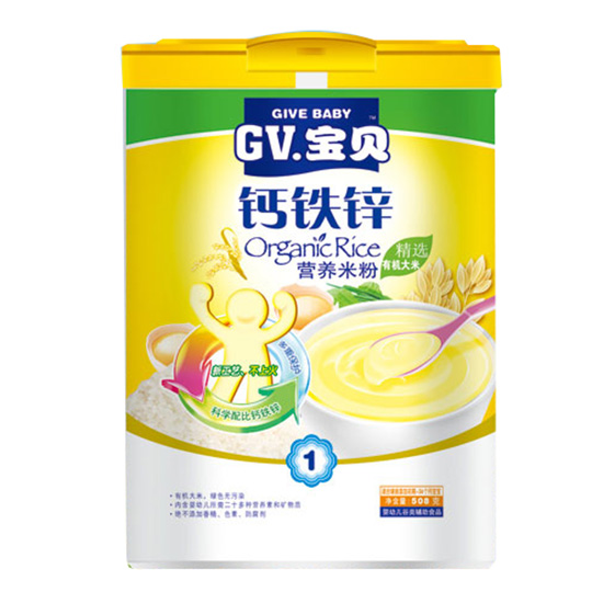 GV寶貝鈣鐵鋅營養(yǎng)米粉