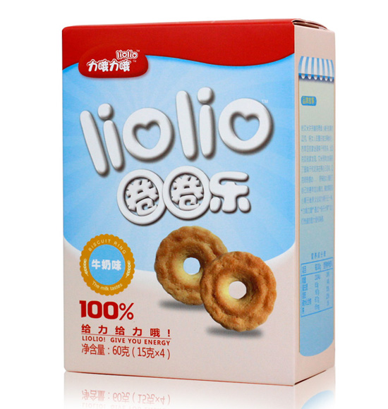 力哦力哦圈圈樂牛奶味60克