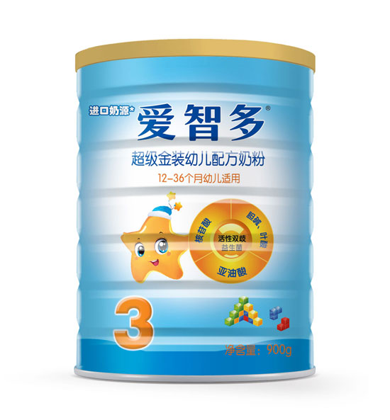 愛智多超級金裝幼兒奶粉3段900g