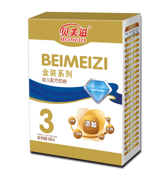 貝美滋金裝幼兒配方盒3