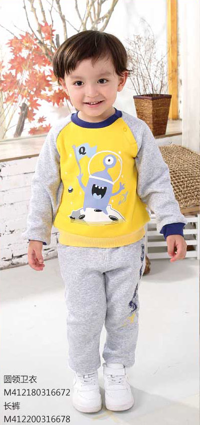 棉果果衛(wèi)衣套裝