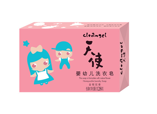 天使嬰幼兒洗衣皂-金銀花香128g