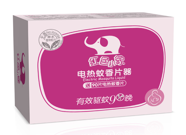 紅色小象1+90驅(qū)蚊片套裝