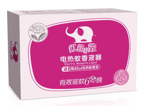 紅色小象1+2驅(qū)蚊液液套裝