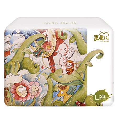 美弗兒杰白學(xué)步褲L碼-26片-全芯體3D懸浮芯-瞬吸干爽