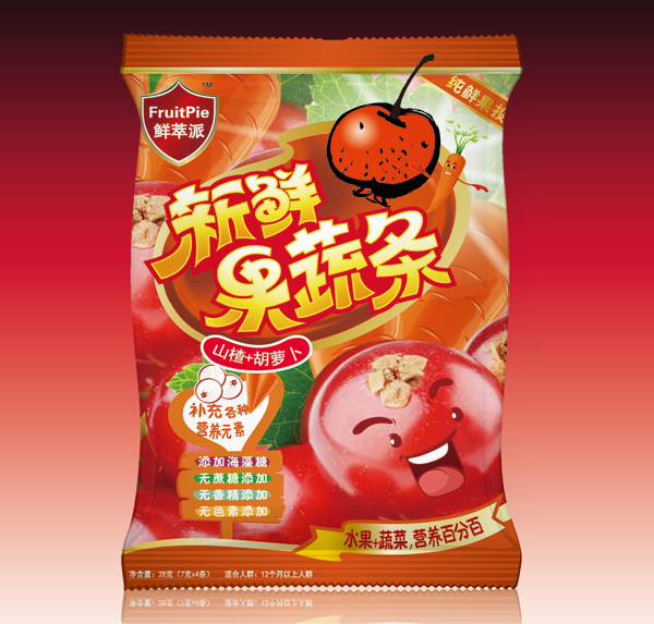 鮮萃派新鮮果蔬條胡蘿卜山楂