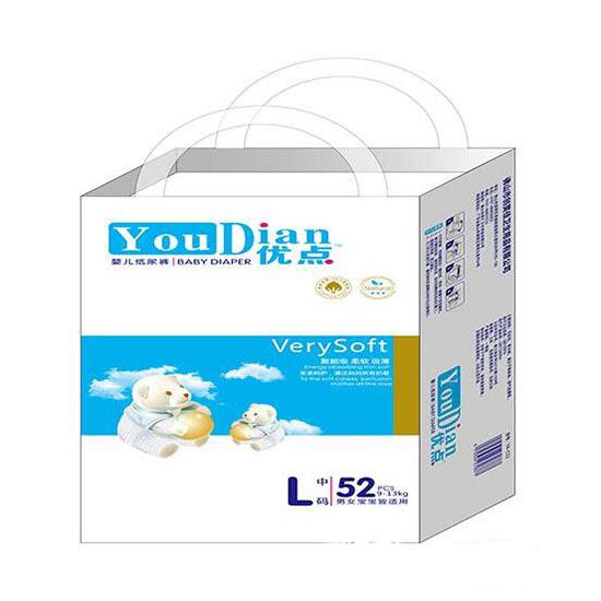 優(yōu)點(diǎn)嬰兒紙尿褲大包L碼52片