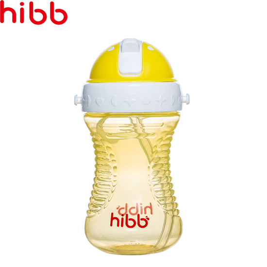 浩一貝貝學飲吸管水杯黃色
