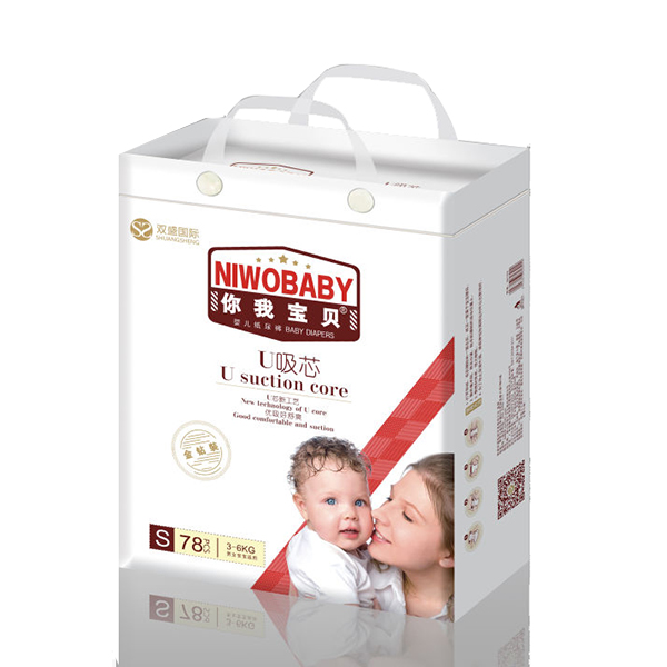 你我寶貝U吸芯紙尿褲S78片