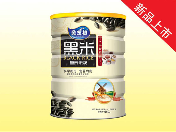 貝芝初五谷粗糧-黑米營(yíng)養(yǎng)米粉聽裝