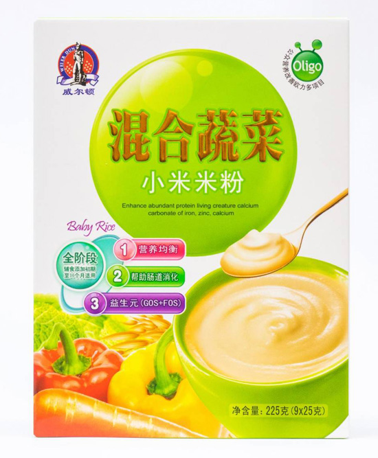 威爾頓225G混合蔬菜小米米粉