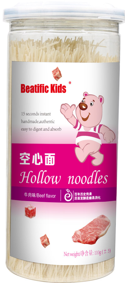 Beatific-Kids牛肉味空心面