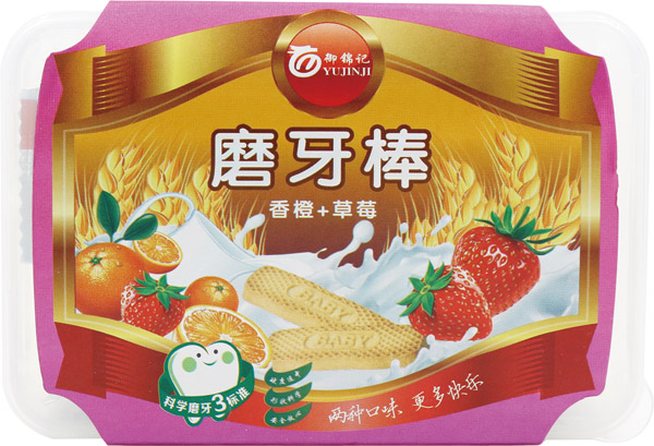 御錦記香橙+草莓磨牙棒