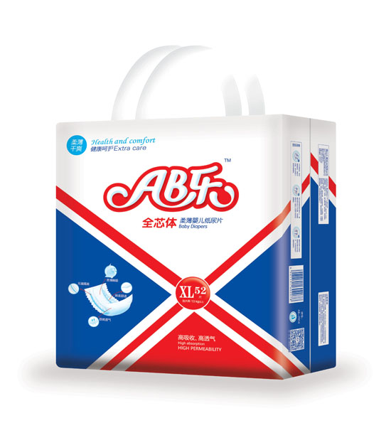 AB樂柔薄嬰兒紙尿片XL碼52片