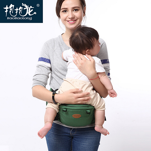 抱抱龍嬰兒單腰凳綠色