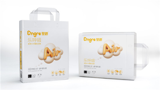 嬰爵樂呼吸紙大環(huán)腰紙尿褲L56