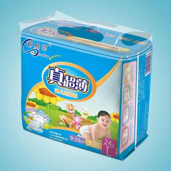 新感覺(jué)真超薄嬰兒紙尿褲L碼24片