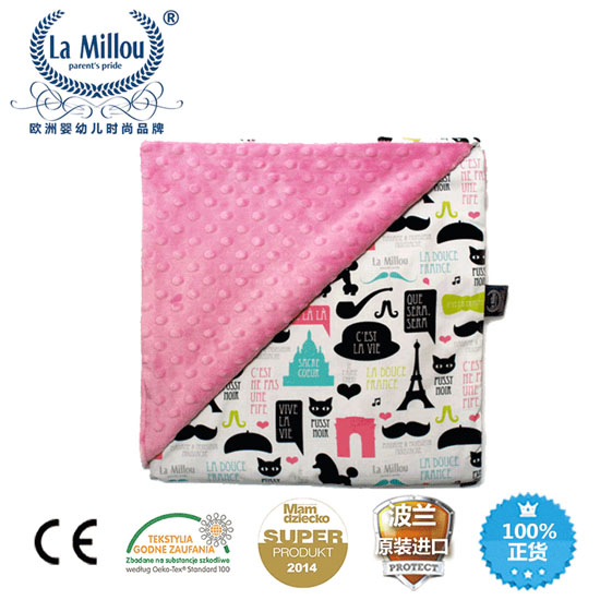 拉米洛巧柔豆豆毯俏皮小王妃標準款粉嫩玫瑰紫