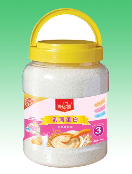 愛因堡乳清蛋白貢米營養(yǎng)米粉3段