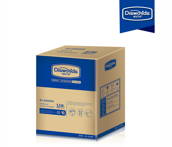 迪世樂園嬰兒輕奢紙尿褲M 24片整箱