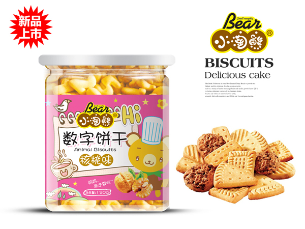 小淘熊數字餅干-核桃味