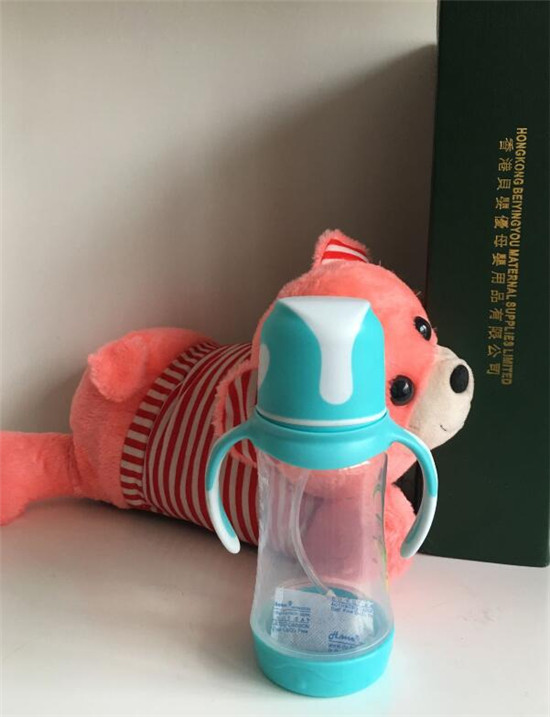 PP奶瓶寬口防脹小魔蓋280ml