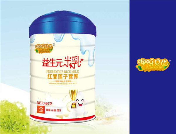 咿呀貝比紅棗蓮子營養(yǎng)益生元米乳