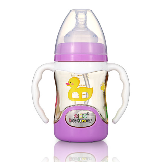  С����(gu��)���ڿ۵��Ԅ�(d��ng)PPSU��ȫ��ƿ180ML��ɫ