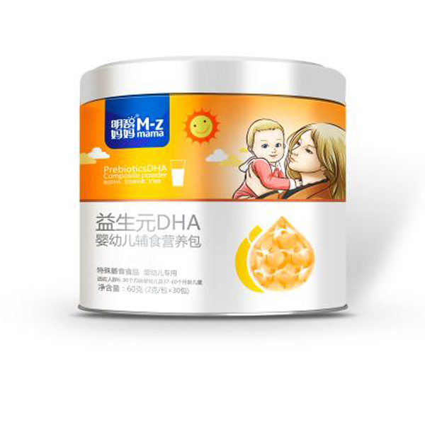 明智媽媽益生元DHA嬰幼兒輔食營養(yǎng)包