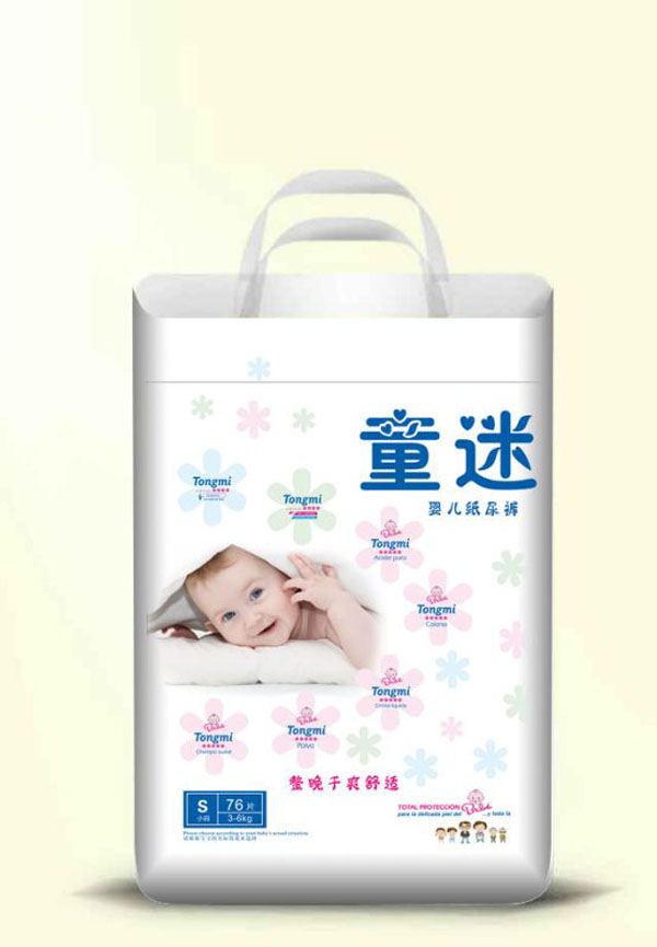 童迷嬰兒紙尿褲S碼大包(76片)