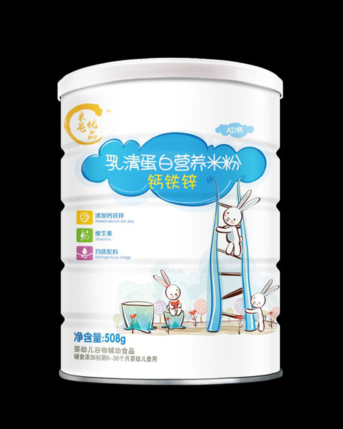 米爸優(yōu)品乳清蛋白營養(yǎng)米粉-鈣鐵鋅配方