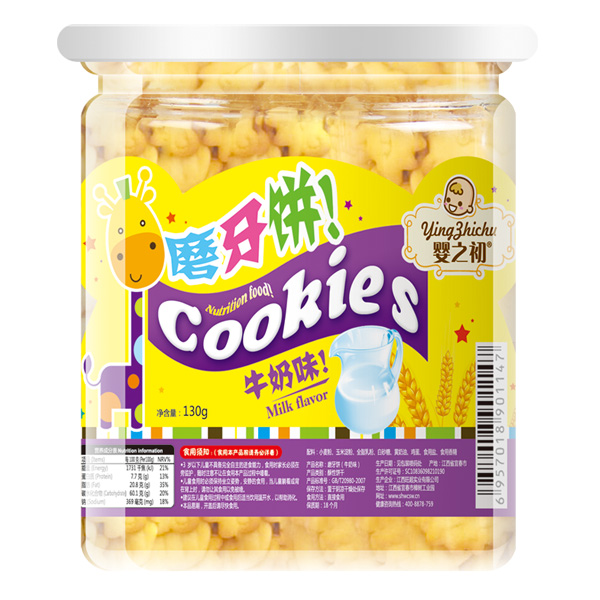 嬰之初磨牙餅牛奶味