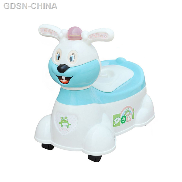 青蛙嘟迪兔子滑輪座便器藍色