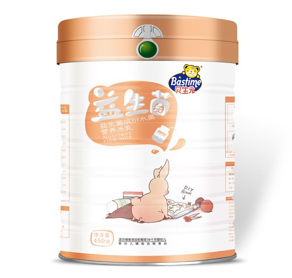 貝生元益生菌繽紛水果營(yíng)養(yǎng)米乳聽裝