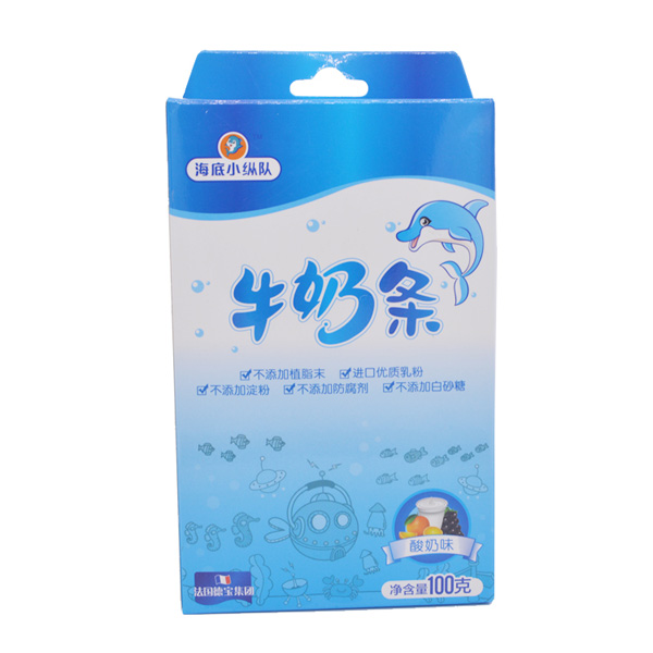 海底小縱隊(duì)酸奶味牛奶條100g