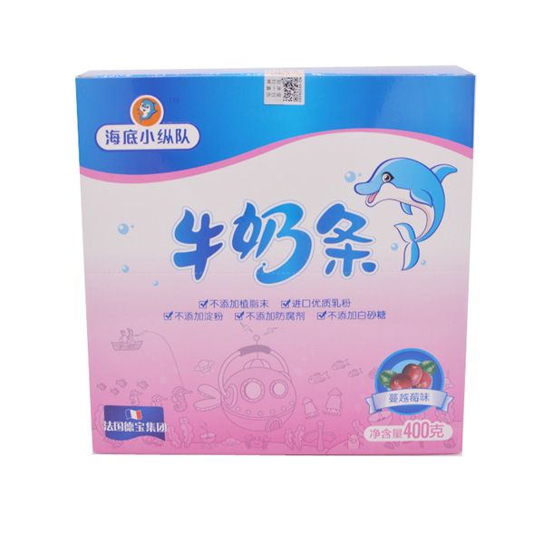 海底小縱隊(duì)蔓越莓牛奶條400g