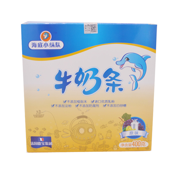 海底小縱隊(duì)原味牛奶條400g