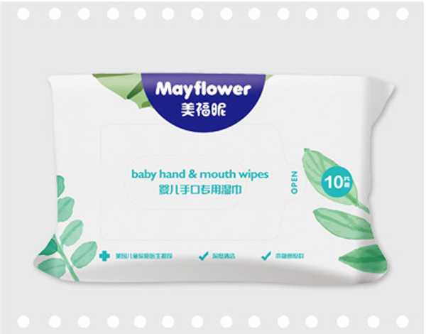 美福昵嬰兒手口專用濕巾10片裝