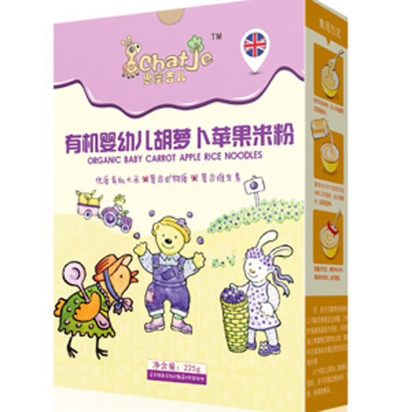 SChatJe思蜜吉兒胡蘿卜蘋(píng)果米粉(盒裝)