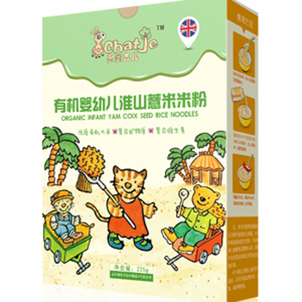 SChatJe思蜜吉兒淮山薏米有機(jī)米粉(盒裝)