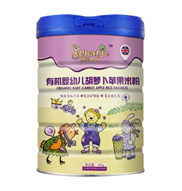 SChatJe思蜜吉兒胡蘿卜蘋(píng)果米粉(罐裝)