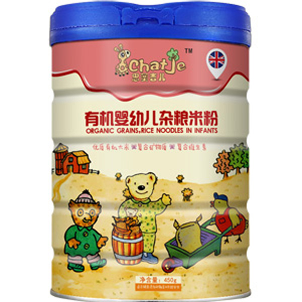 SChatJe思蜜吉兒雜糧有機(jī)米粉(罐裝)