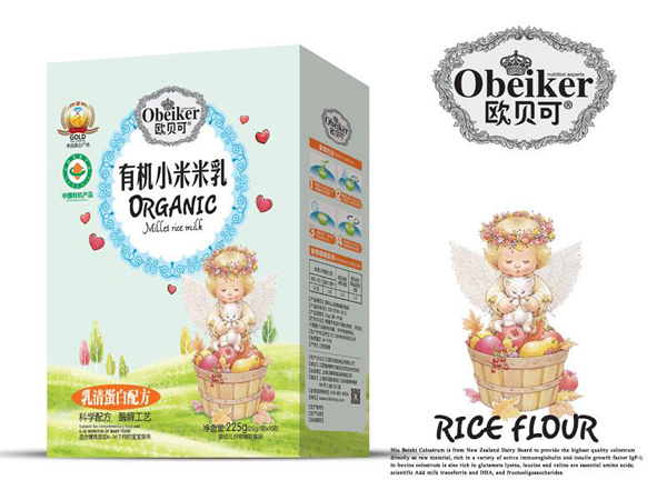 歐貝可有機(jī)小米米乳-乳清蛋白配方盒裝