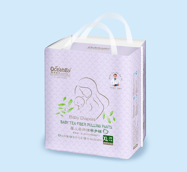 海洋寶貝嬰兒茶纖維學(xué)步褲XL20片-小包