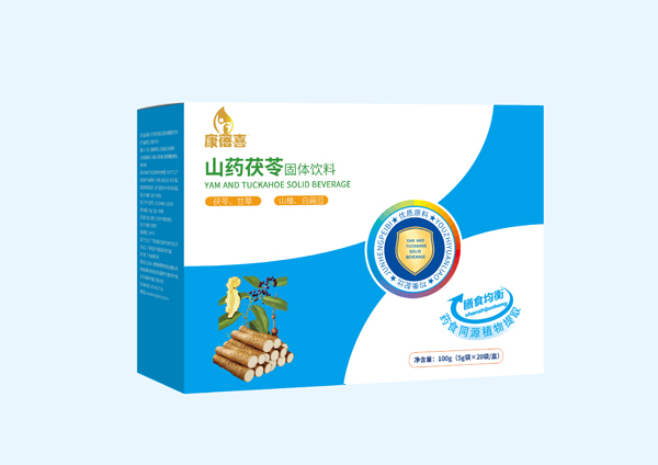 康蓓喜山藥茯苓固體飲料正面