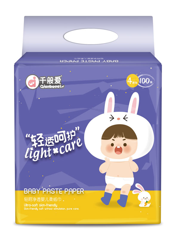 千般愛(ài)輕呵凈透嬰兒柔紙巾