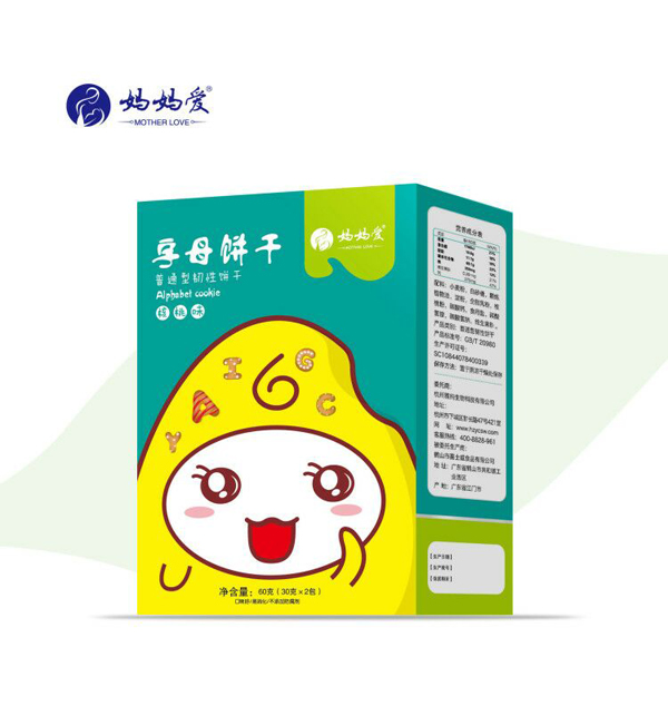 媽媽愛字母餅干-核桃味