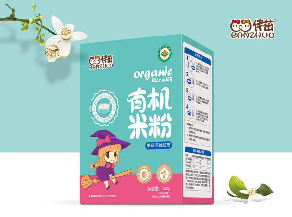 伴茁有機米粉-果蔬多維配方盒裝