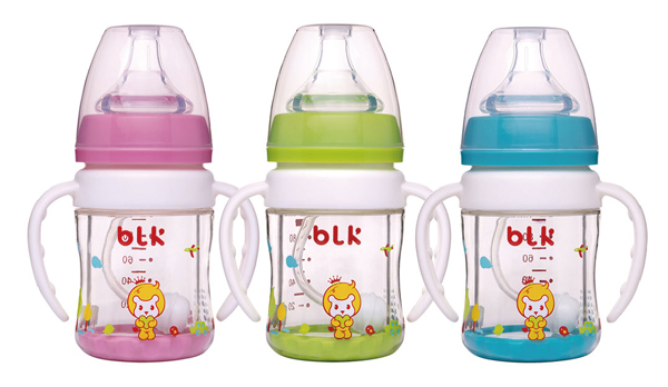 貝樂康安全玻璃自動奶瓶100ml