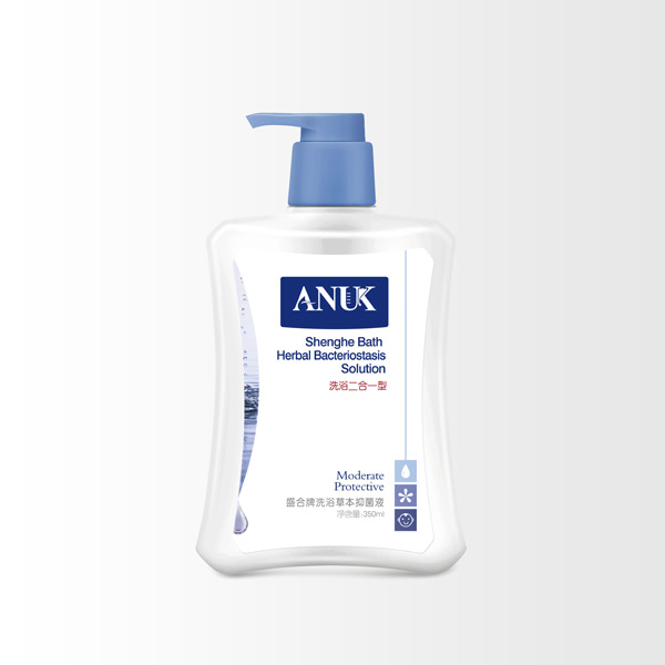 泉嬰愛(ài)洗浴草本抑菌液-洗浴二合一型350ml